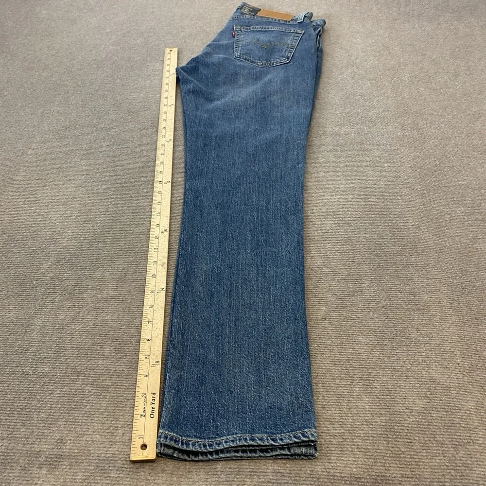 Levis 511 Jeans Mens 33x32 Irregular‎ Blue Skinny Straight Stretch Denim Medium